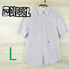 DIESEL●ディーゼル＜ストライプ 半袖シャツ＞M0134s