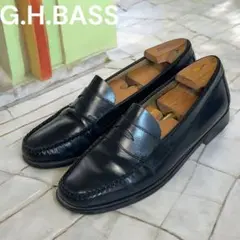 美品　人気 G.H.BASS WEEJUNSコインローファー　ブラック　39