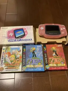 ゲームボーイアドバンス本体とゲームソフト3個セット