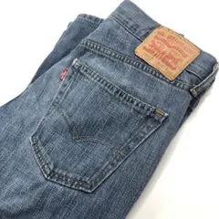 【美品】Levi's 559 W32L32 ストレートデニム インディゴブルーM