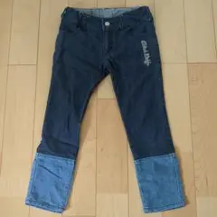 Bebeブランド　ZIDY 春夏用　デニムパンツ 刺繍入り　薄手