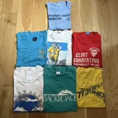 70s-90s ビンテージTシャツ　7枚セット　USA製