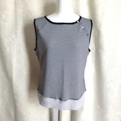 Juniorストライプ ノースリーブ トップス