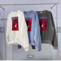beco+81×lilLilly BANG!オーバーサイズスウェットプルオーバー