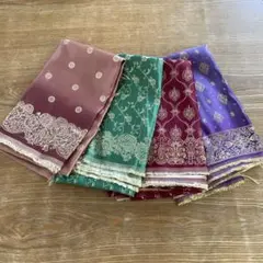 輸入生地　エキゾチック　４色セット　1ヤード=91cmカット済み