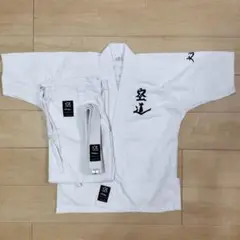 空道　道着上下セット サイズ1号 帯付き