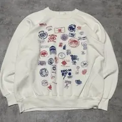 “EXPO 86エキスポ　プリントスウェット”