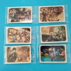 原神 シールウエハース 6枚 まとめて