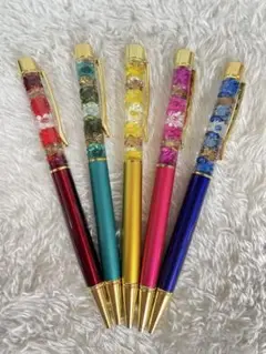 ハーバリウムボールペン　5本セット　@47