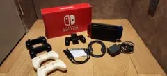 Nintendo Switch 赤/青　美品　グリップホルダー付き
