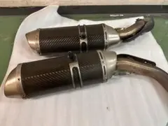 ライディングハウス　TERMIGNONIステッカー ツインマフラー チタン製 2 PCS For Termignoni Motorcycle Exhaust Sticker Kawasaki