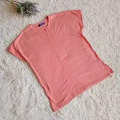 【jasmi SILK】Tシャツ/ピンク/半袖/レディース/シンプル/夏物/無地