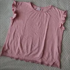 petit main サーモンピンク Tシャツ 130