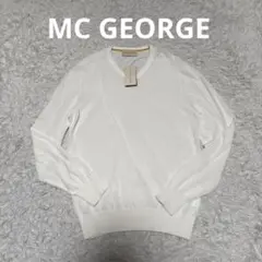 美品☆ MC GEORGE ニット　Vネック　スコットランド産