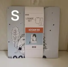 新品　Ｓ　ムーミンラウンジセット　ライトブルー　ユニクロUNIQLO水色ドット青