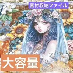 ♡アラビアンプリンセス♡Ｂ5サイズが入るデザインを楽しめる大きな軟質蛇腹ファイル