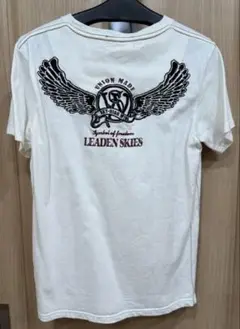 古着　LEADEN SKIES 翼グラフィック Tシャツ