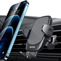 【現品限り】車載ホルダー GEEKOOL 厚いケース対応、片手操作 スマホホルダ