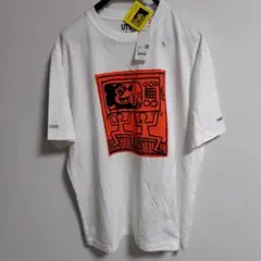 【新品未使用・タグ付】 ユニクロ ミッキーマウス キースヘリング Tシャツ 白☆