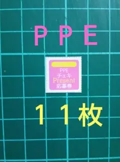 １１枚　応募券　ＰＰＥ　直筆サイン入りチェキ　抽プレ　ヤングチャンピオン１７号