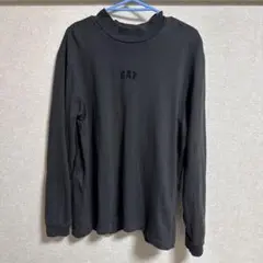 GAP ブラック 長袖 ハイネック カットソー S