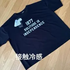 新品Hymn LIPA（ヒムリパ）接触冷感　ロゴTシャツ　ブラック定価6490円