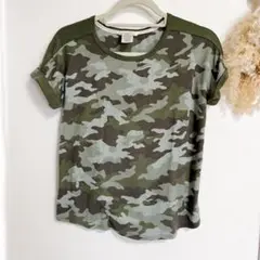 Lucky Brand 迷彩柄 カジュアル Tシャツ 半袖