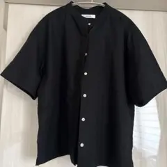 ebure ブラック 半袖シャツ