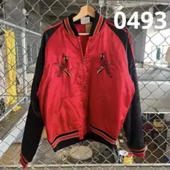 Cardinals スカジャン Lサイズ 赤黒　0493