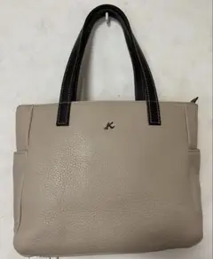 KITAMURA キタムラ トートバッグ ベージュ 本革