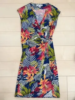 《ハワイで購入》★TommyBahama★着心地柔らか！アロハ柄なワンピース