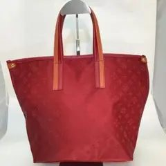 ❣️美品❣️RUSSET ラシット　赤 ナイロン/レザー　トートバッグ