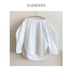 ELENDEEK エレンディーク ブラウス 白