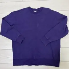 Champion パープル スウェット Medium