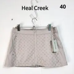 【新品】Heal Creek ダブルジップミニスカート サイズ40