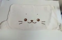 しろたんの顔　枕カバー