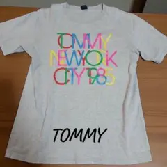 TOMMY グレー Tシャツ NEW YORK CITY 1985