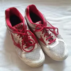 27.5cm　Mizuno バレーボールシューズ ホワイト/レッド