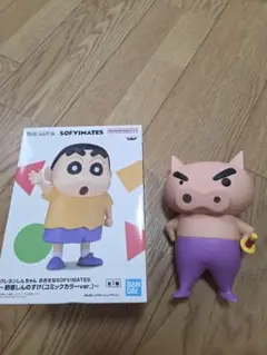 クレヨンしんちゃん ソフビ 2体セット バンダイぶりぶりざえもん