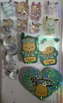 ポチャッコ　シールセット　トコナツバケーション　ボンボンドロップ