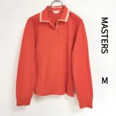 MASTERS レディースオレンジポロシャツ サイズM
