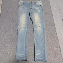 ライトブルー スキニーデニム