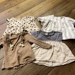 キッズ服 チュニック 4点セット 80