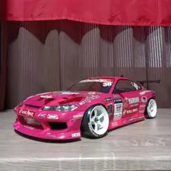 値下げ可能ヨコモ下田沙也加ボディ・ホイール・デカールセット SD-MS15B MERCURY サヤカスペシャル S15 ドリフト用ボディセット