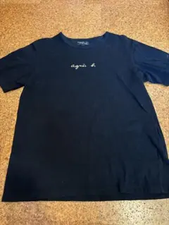 agnès b. アニエスベー　メンズ　ブラック Tシャツ　T2