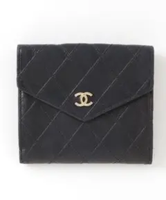 CHANEL ワイルドステッチ 財布 ブラック
