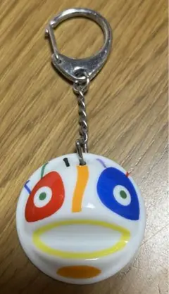 箱根オープンエア美術館 キーホルダー カラフルな顔デザイン