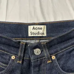Acne Studios ダークブルー フレアパンツ