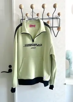 EFFECTEN double knit half zip sweat