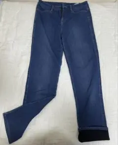 ストレッチデニムパンツ 裏起毛　64-89